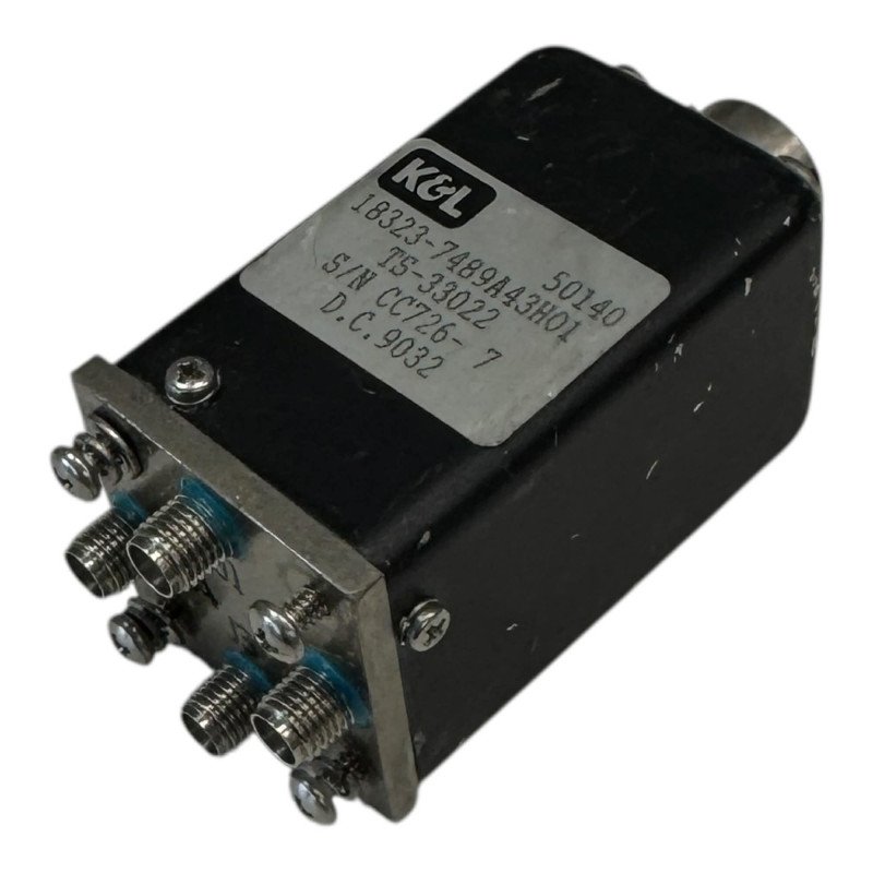 TS-33022 K&L Coaxial Switch Failsafe DC-12.4Ghz 24V 18323-7489A43H01